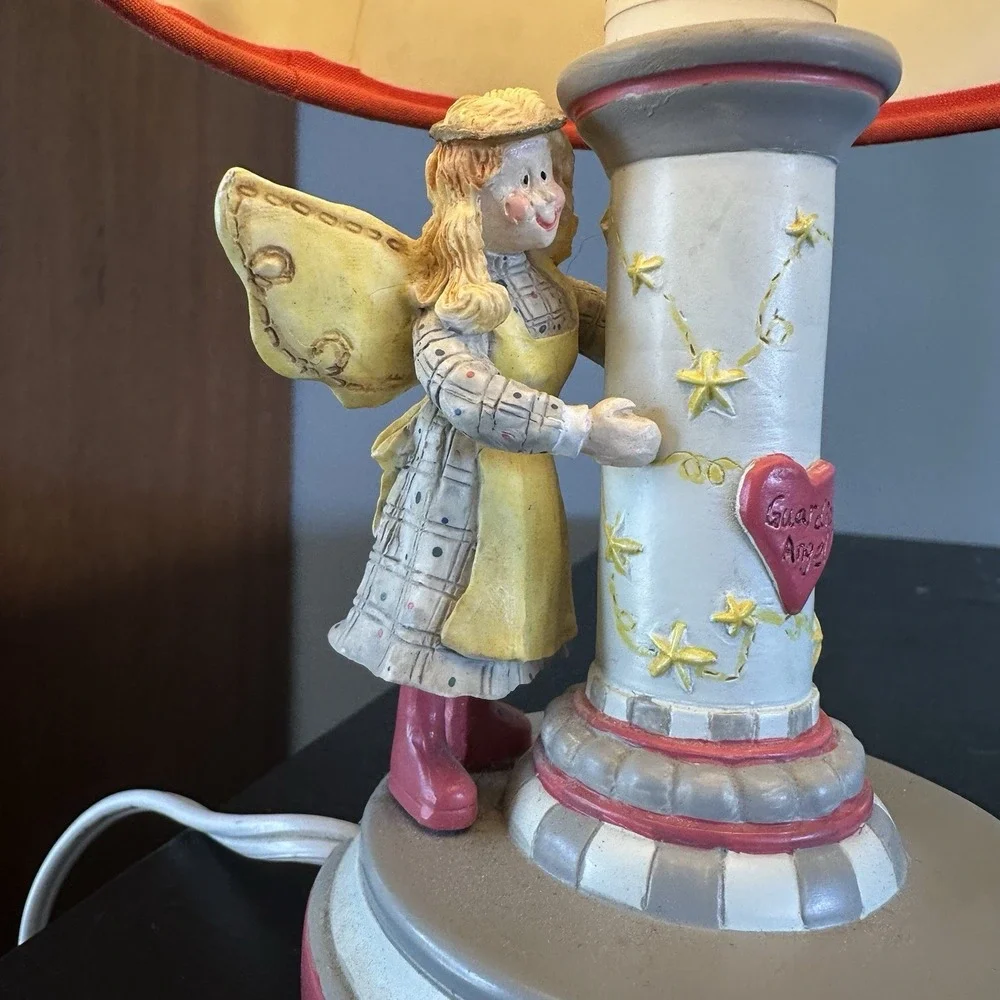 VTG Mini Guardian Angel Lamp Jan Shade Lynch 7